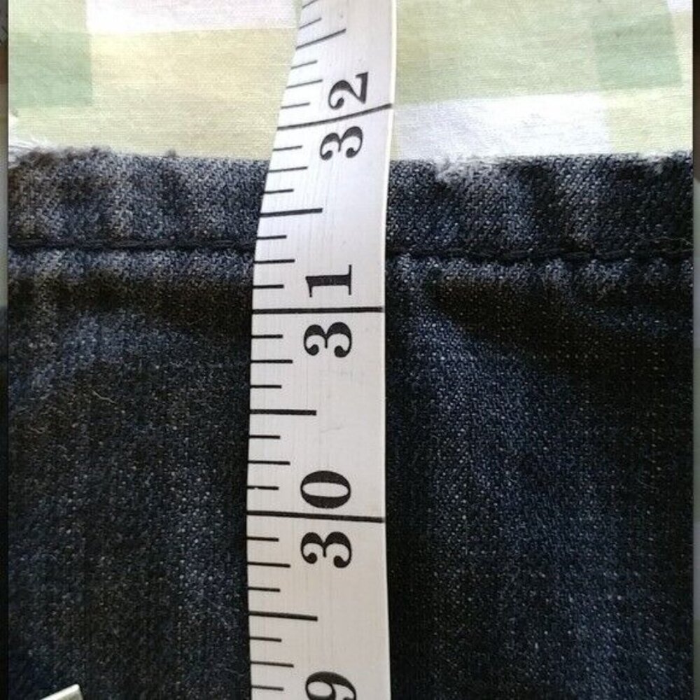 DE Born in LA Women's Black Distressed Straight 100% COTTON Jeans Size 36 - Picture 8 of 11